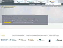 Tablet Screenshot of hanseorga-group.com